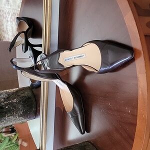 Manolo Blahnik 3" Slingback Heels